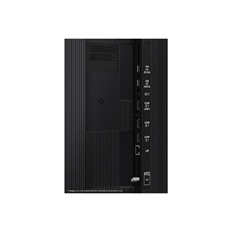 Samsung 2025 QLED Q8F has USB, HDMI, LAN, antenna ports and etc. on the side.