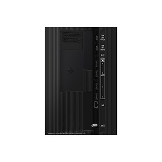 Samsung 2025 Neo QLED QN70F has USB, HDMI, LAN, antenna ports and etc. on the side.