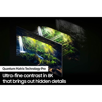Neo QLED TV QN800C with Quantum Matrix Technology Pro discovers great detail in both the darkest and brightest scenes.