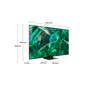 Dimension of Samsung OLED (1443.5 x 894.4 x 267.9 mm).