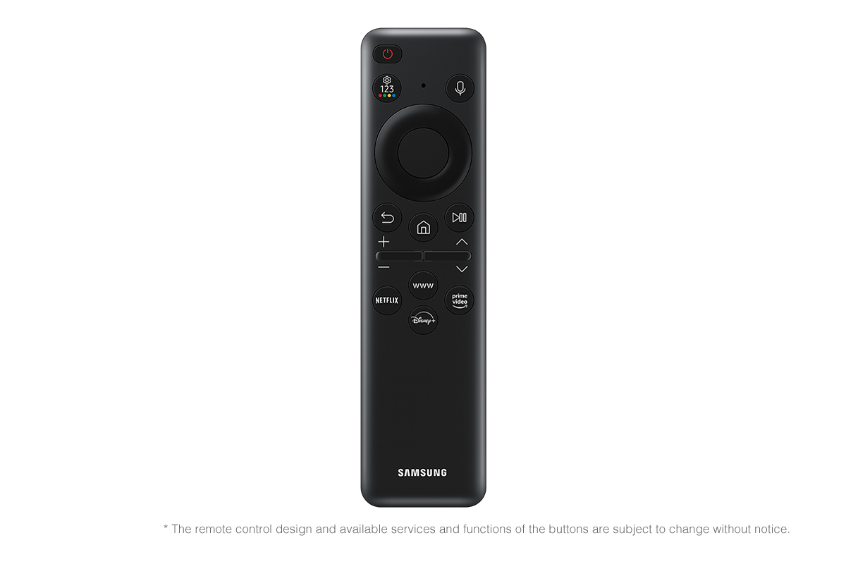 Samsung Solarcell remote which can control Samsung 2023 Neo QLED 8K QN900C.