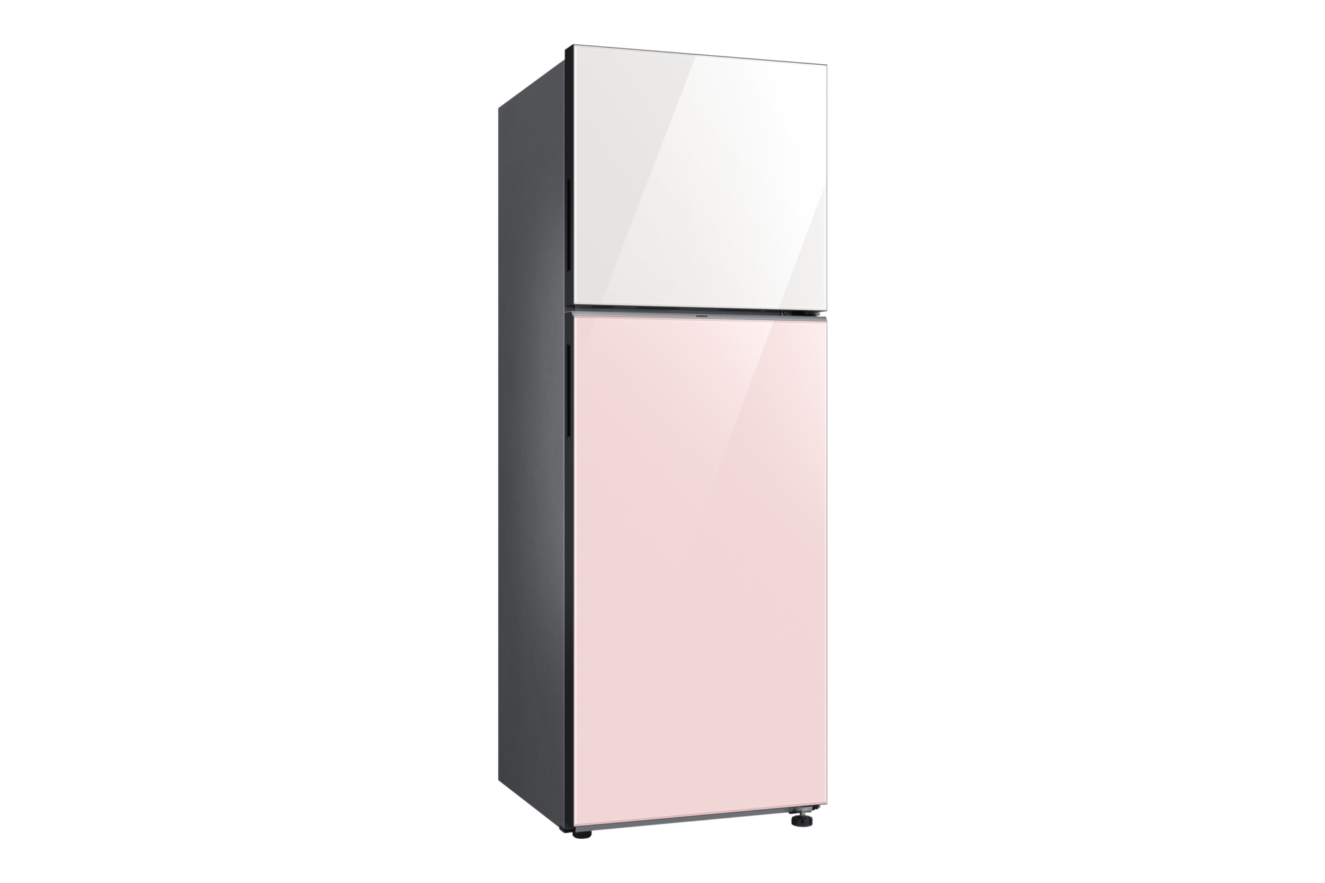 Bespoke Top Mount Freezer Refrigerator with AI Energy in Clean White + Clean Pink, 10.8 cu.ft