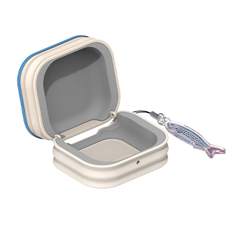 Galaxy Buds4 | Buds4 Pro Food Can Case FrontOpen Blue 