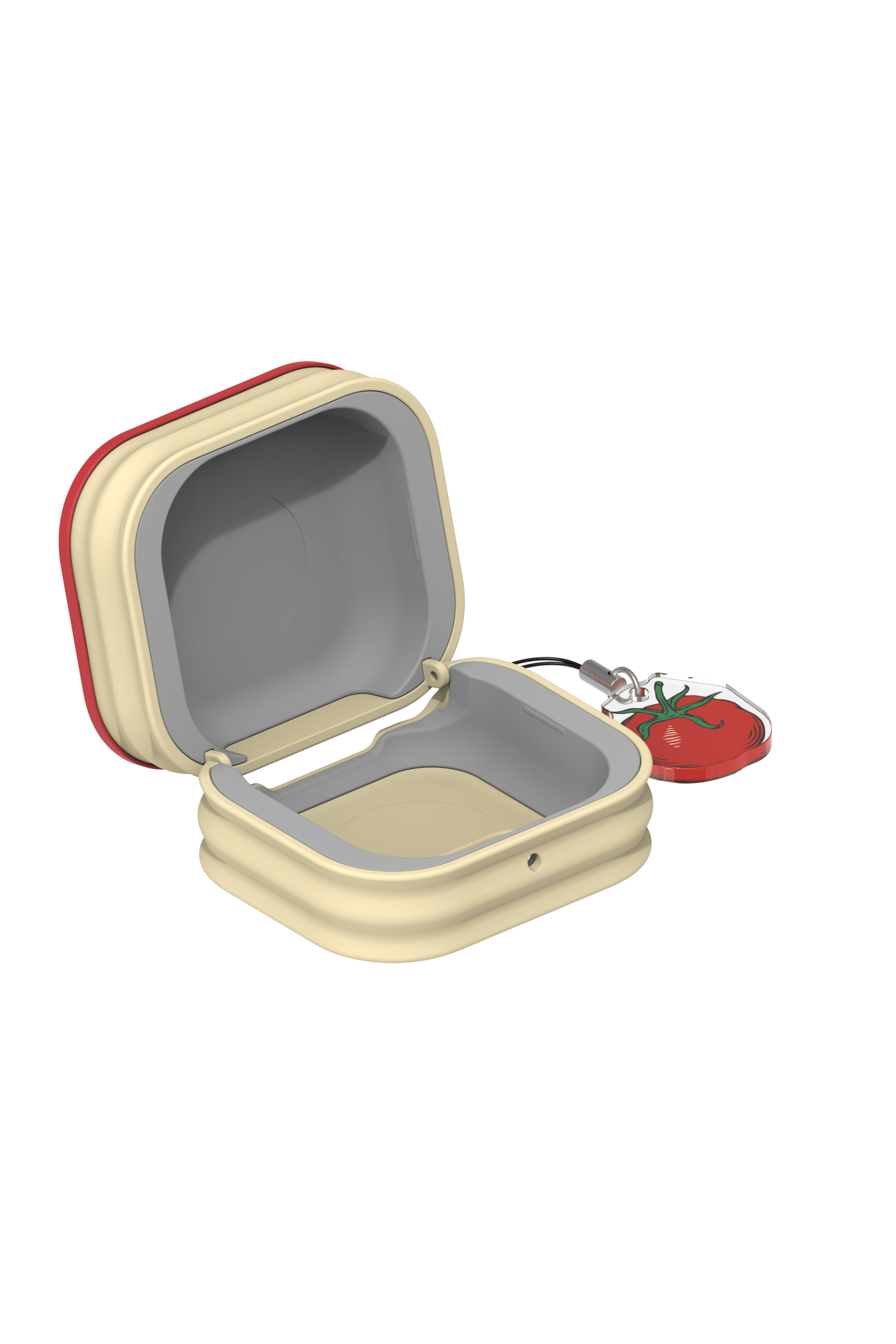 Galaxy Buds4 | Buds4 Pro Food Can Case FrontOpen Red 