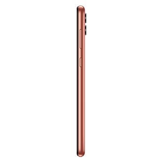 Right side of the Samsung Galaxy A04 in Copper