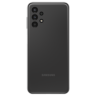 Explore specs, price, promo, offers, and buy Samsung A13 4GB RAM 128GB Storage Black with discounts at Samsung Philippines. The back Galaxy A13 in Black
