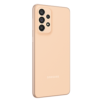Discover the release date, full specs, price, promo, and discounts on the Samsung A33 and buy at the best price at Samsung Philippines. The l30-back Awesome Peach Samsung A33