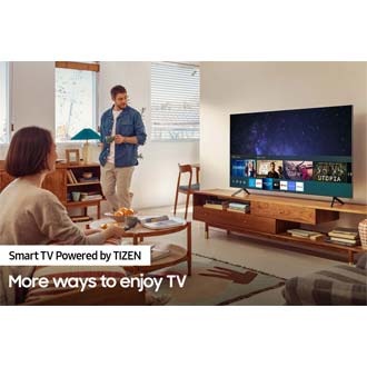 Samsung UHD AU7002 is providing various Smart TV apps in the living room
