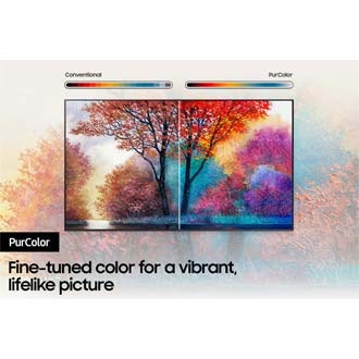 Samsung UHD AU7002 with PurColor can deliver various range of color