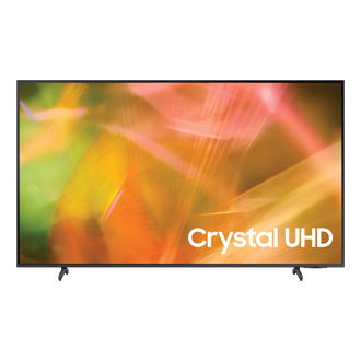 See Samsung TV 70 inch price in the Philippines, a Smart TV with 4K UHD Resolution, an AirSlim design, and Dynamic Crystal Color. The front Gray 70-inch Crystal UHD 4K AU8100