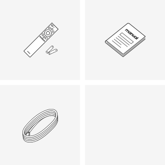 Samsung 2023 Neo QLED QN85C accessories provided include One Connect and remote control.