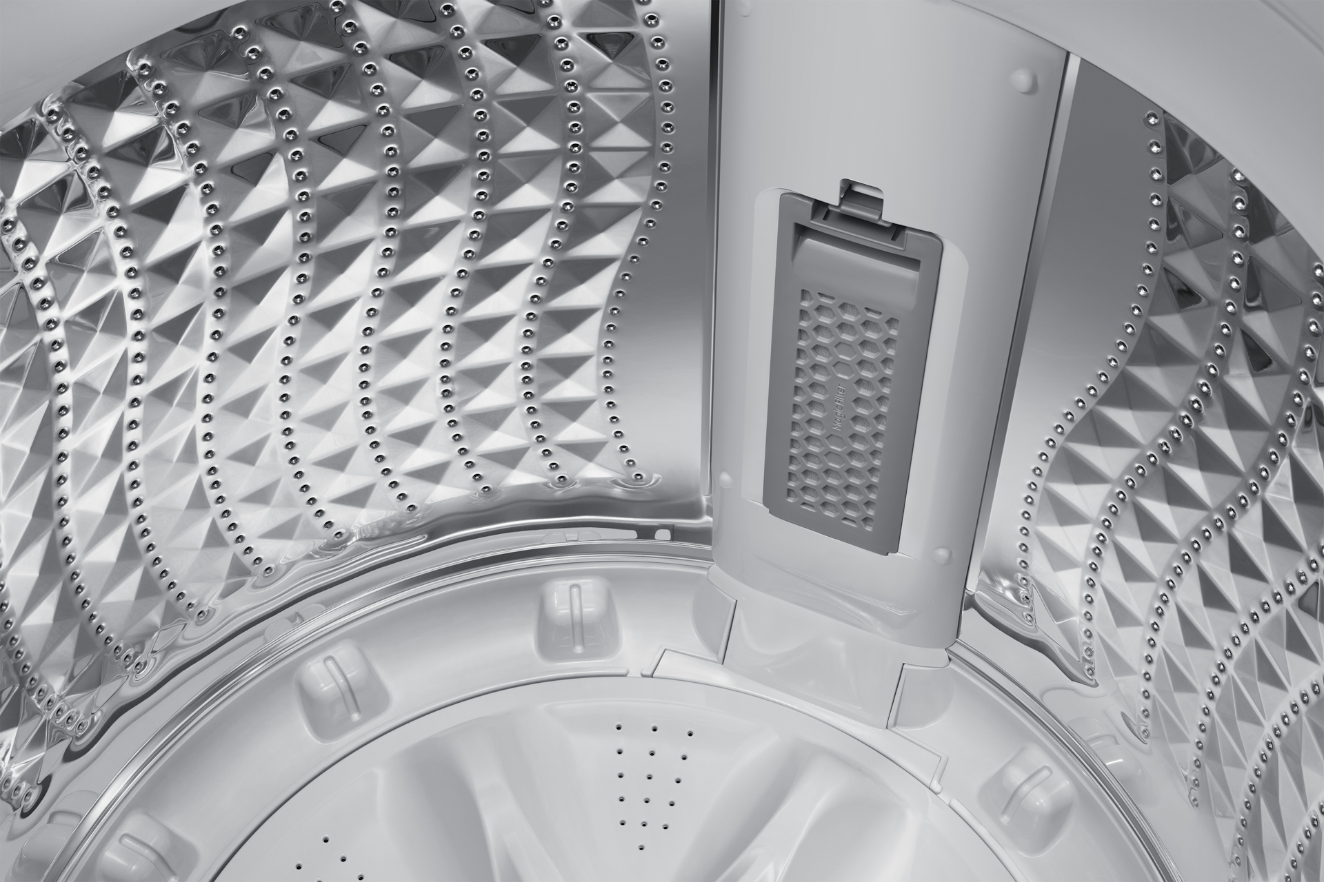 Top-load Washer AI Wash Ecobubble™ 12kg Detail2-Drum Cotta Charcoal 