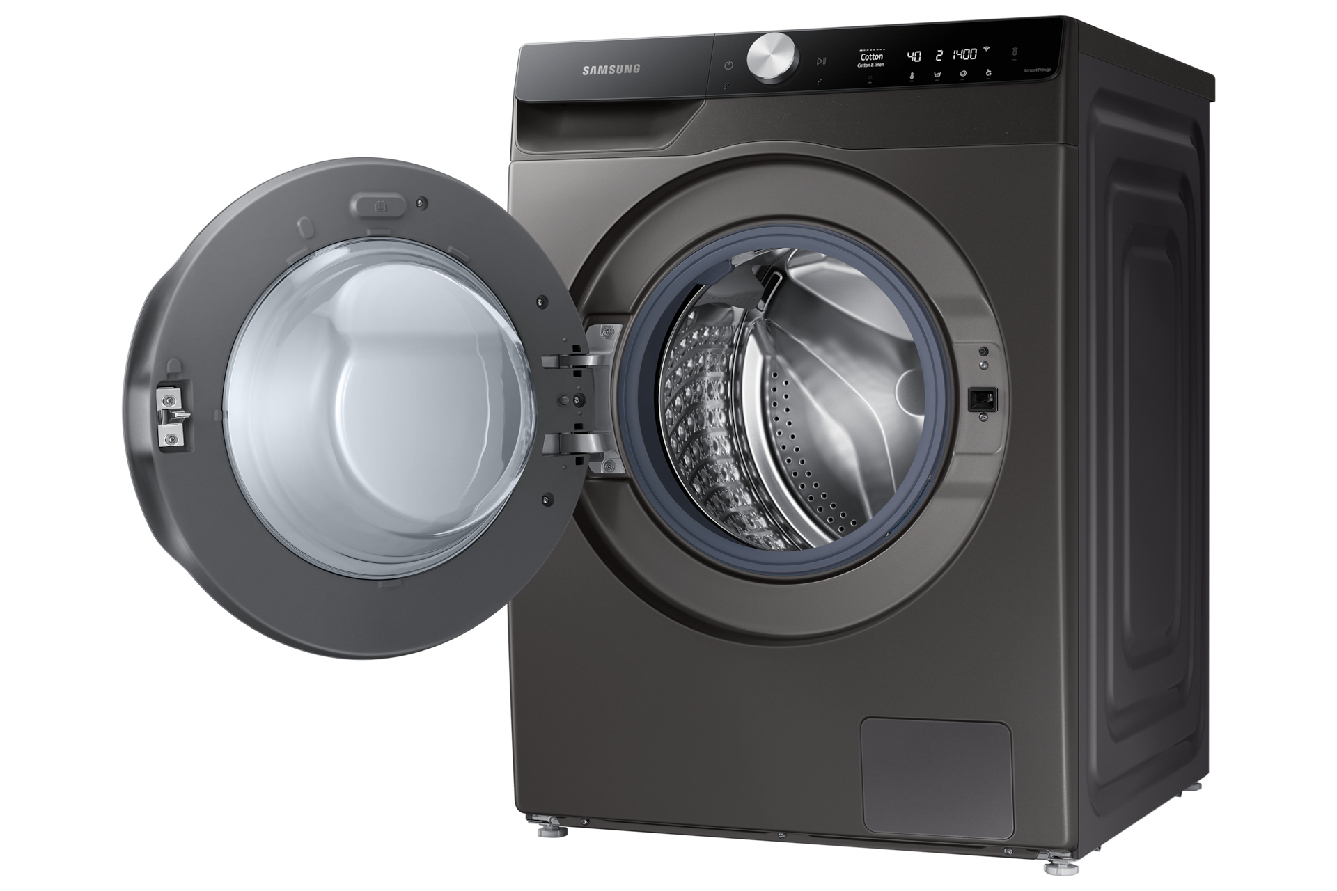 Washing machine with store dryer front load