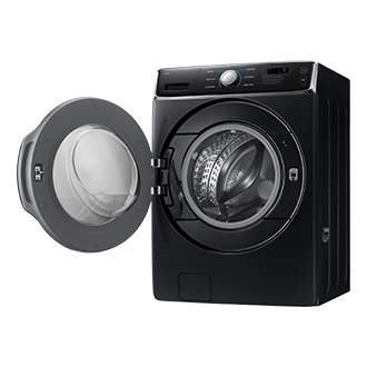 Front-load Washer Big Capacity 18 kg R-Perspective-Open Black 
