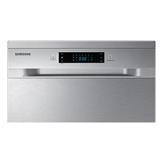 DW5500MM Dish Washer with Wide Led display Front2 Silver 