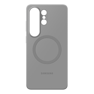 Galaxy S26 Ultra Silicone Magnet Case Front2 Gray 