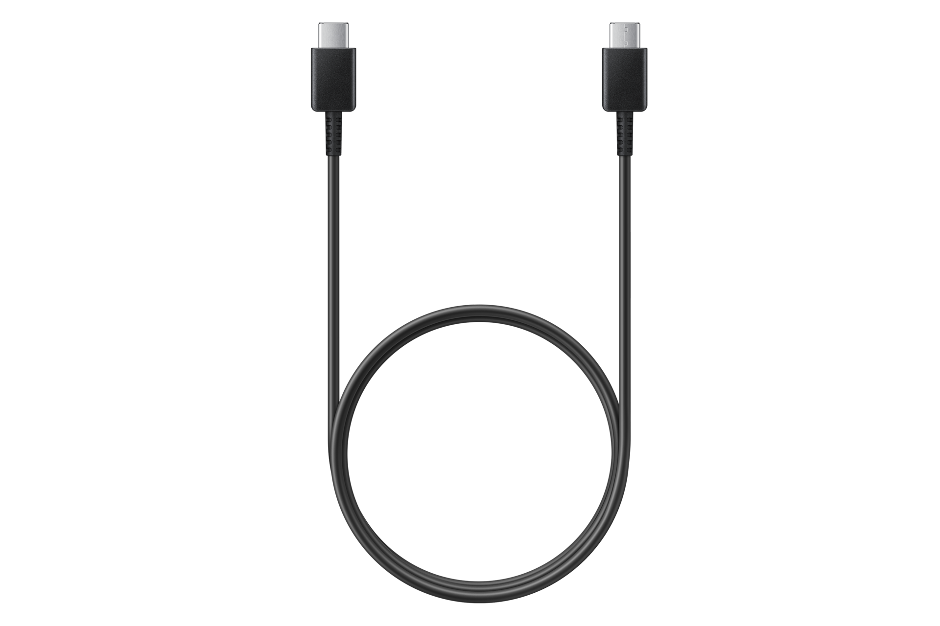 USB-C to USB-C Cable (1m) Front Black 