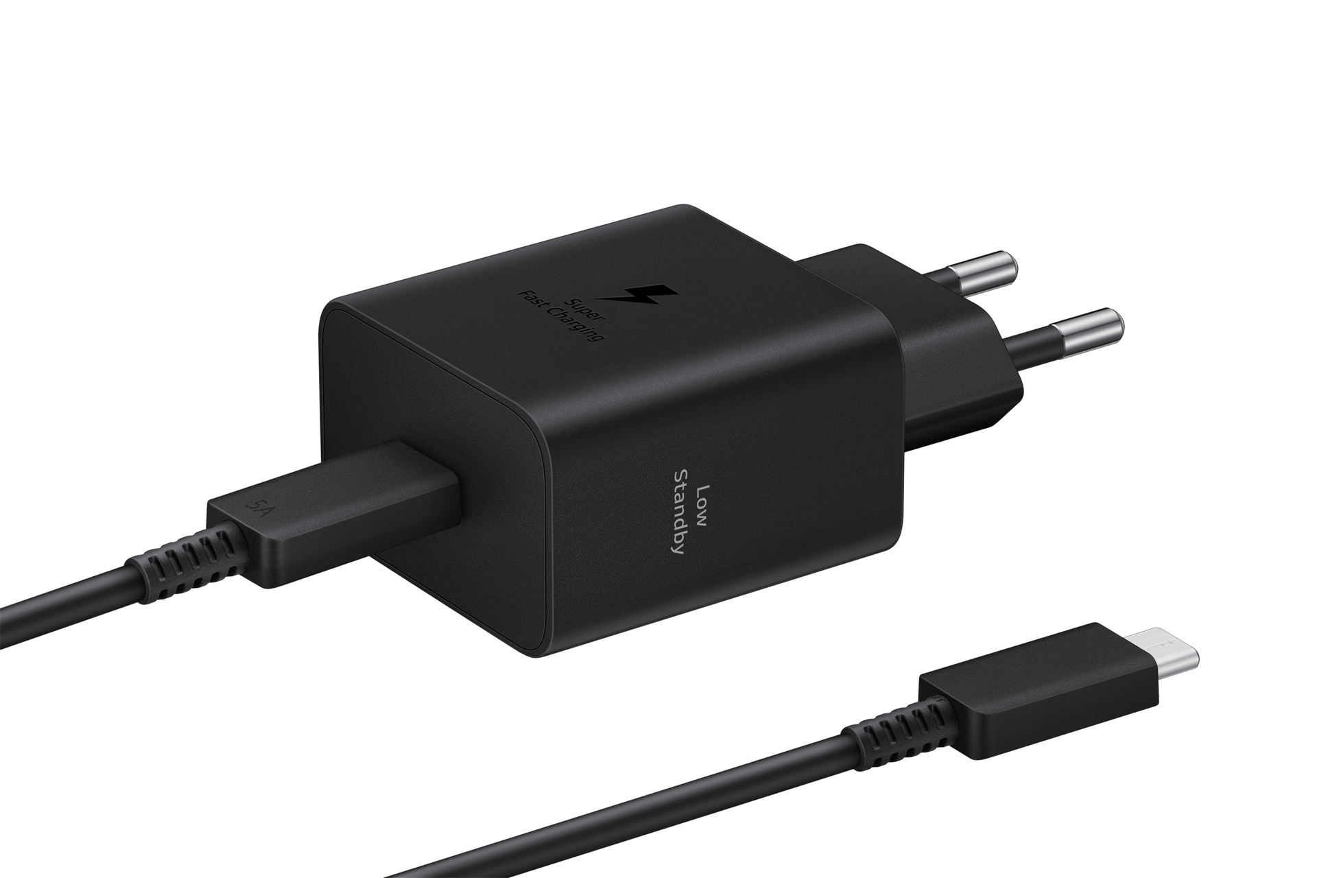 45W Power Adapter (2024) L-Perspective Black 