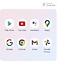 Google apps supported on Galaxy A02s are aligned (Play Store, YouTube, Assistant, Maps, Google, Chrome, Gmail, Google Photos)