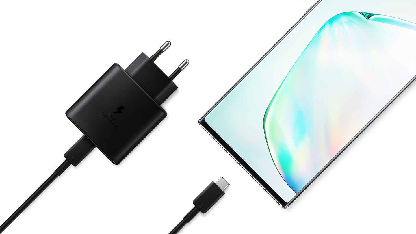 Chargeur Samsung Charge Rapide 25W + Cable Usb-C Ep-Ta800xbegww Usin