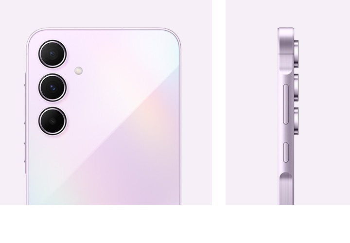 Samsung Galaxy A55 5G ライラック Samsung Galaxy A55 5G Awesome Lilac 256GB + 12GB Dual-SIM Unlocked