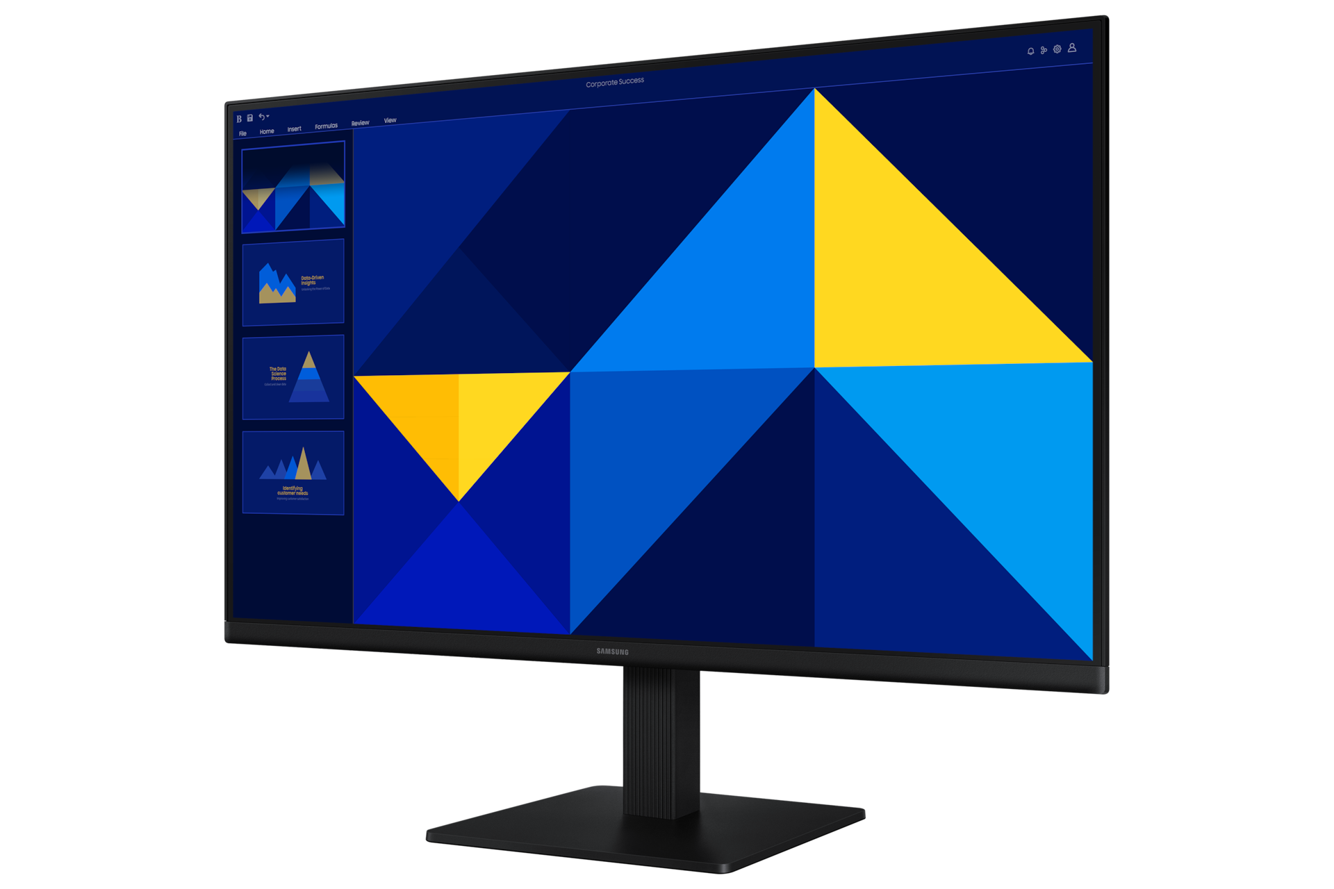 [22"/24"/27" Éssé~ñtíá~l Móñ~ítór~ S3 S30GD~ Fúll~ HD R-P~érsp~éctí~vé Bl~áck] 