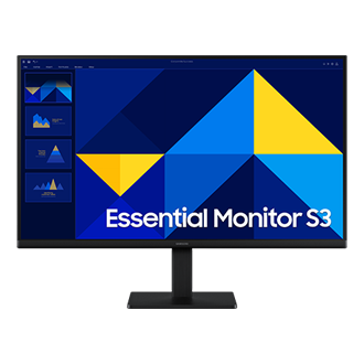 [22"/24"/27" Éssé~ñtíá~l Móñ~ítór~ S3 S30GD~ Fúll~ HD Fr~óñt B~láck~] 