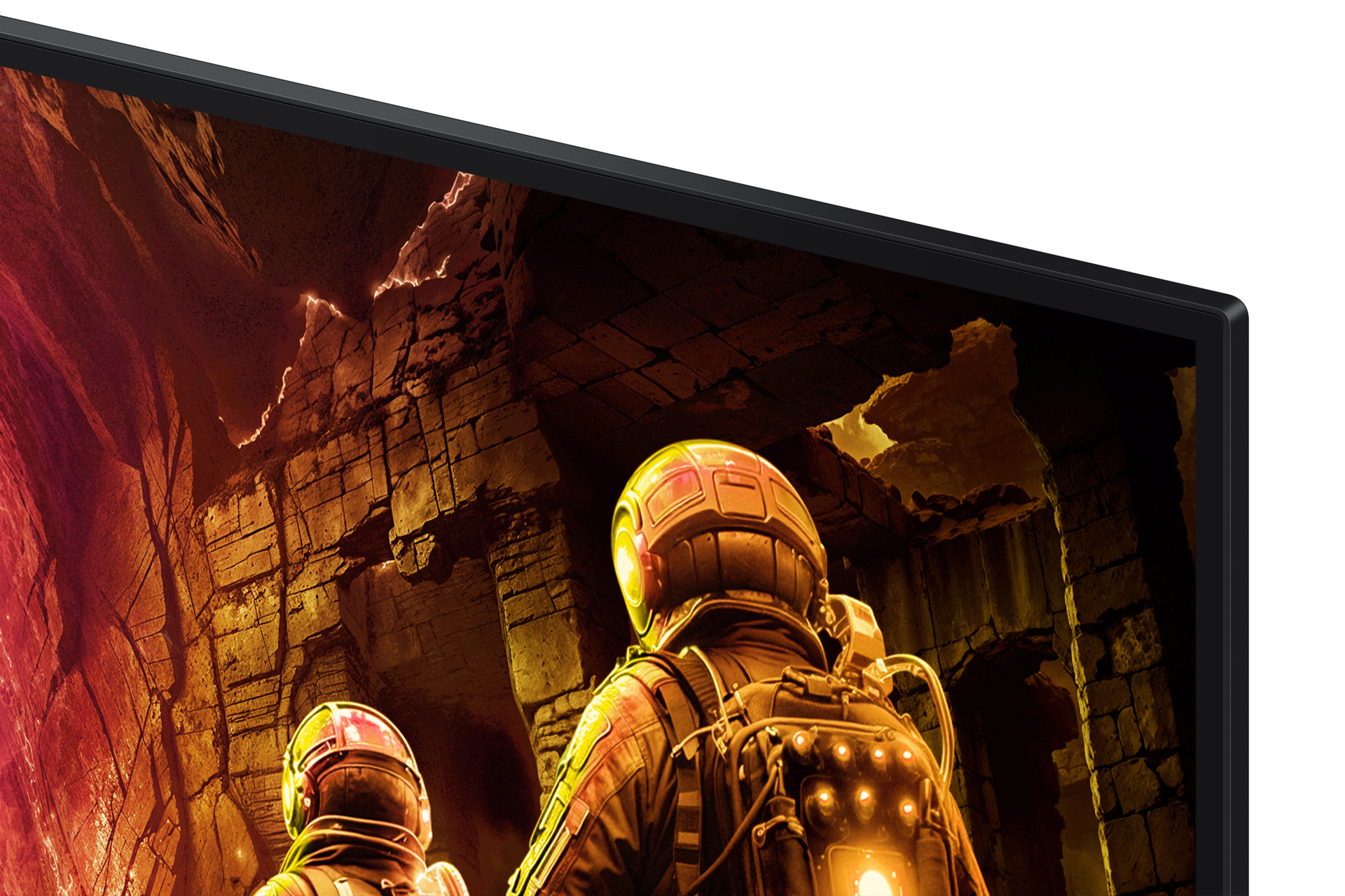 27/32" Odyssey G5 G50F QHD 180Hz Gaming Monitor Detail Black 