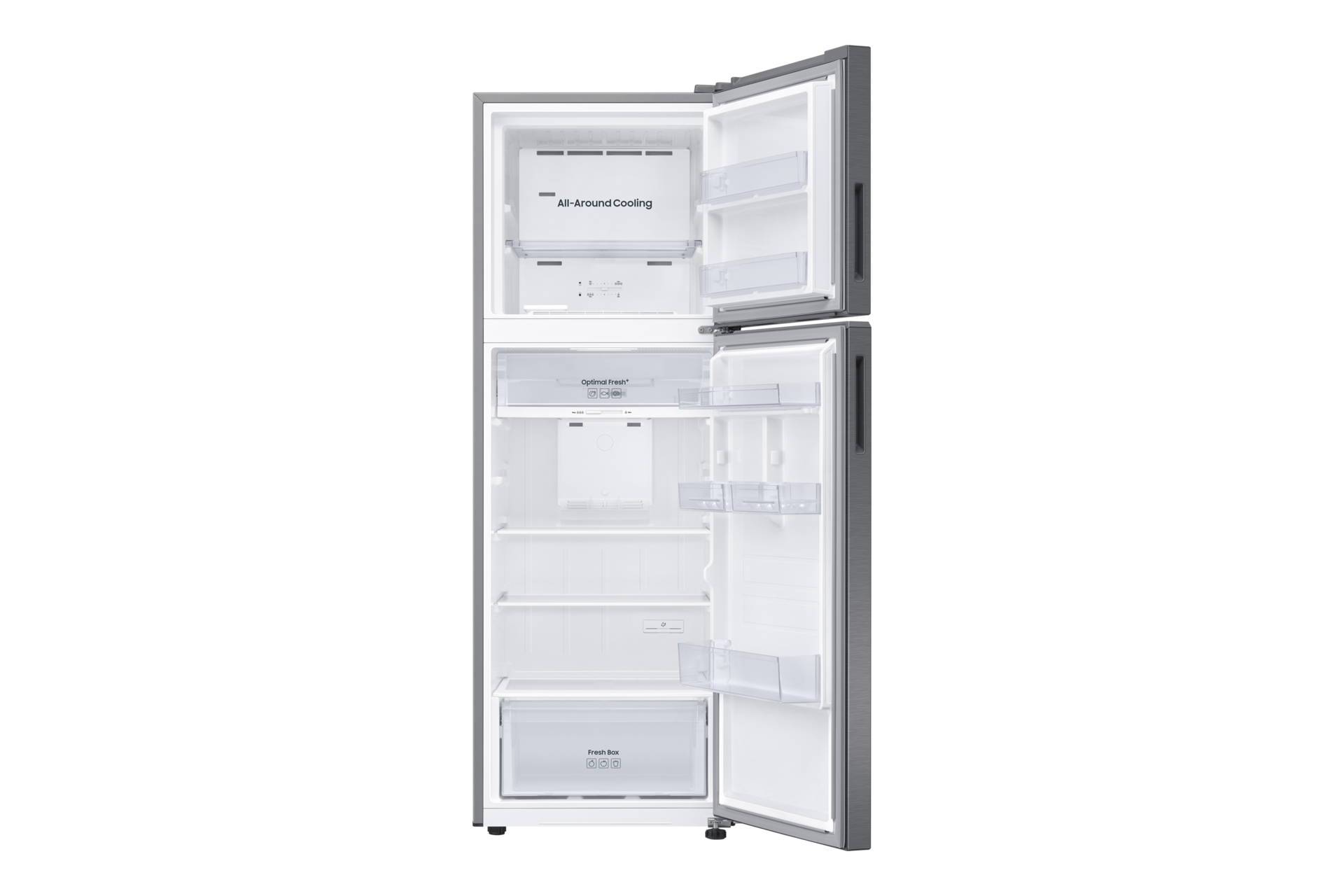 RT5300C Top Mount Freezer Refrigerators with SpaceMax™ Front-Open-Without-Food Silver 