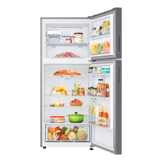 RT6300C Top Mount Freezer Refrigerators with Optimal Fresh+ Front-Open-With-Food Silver 