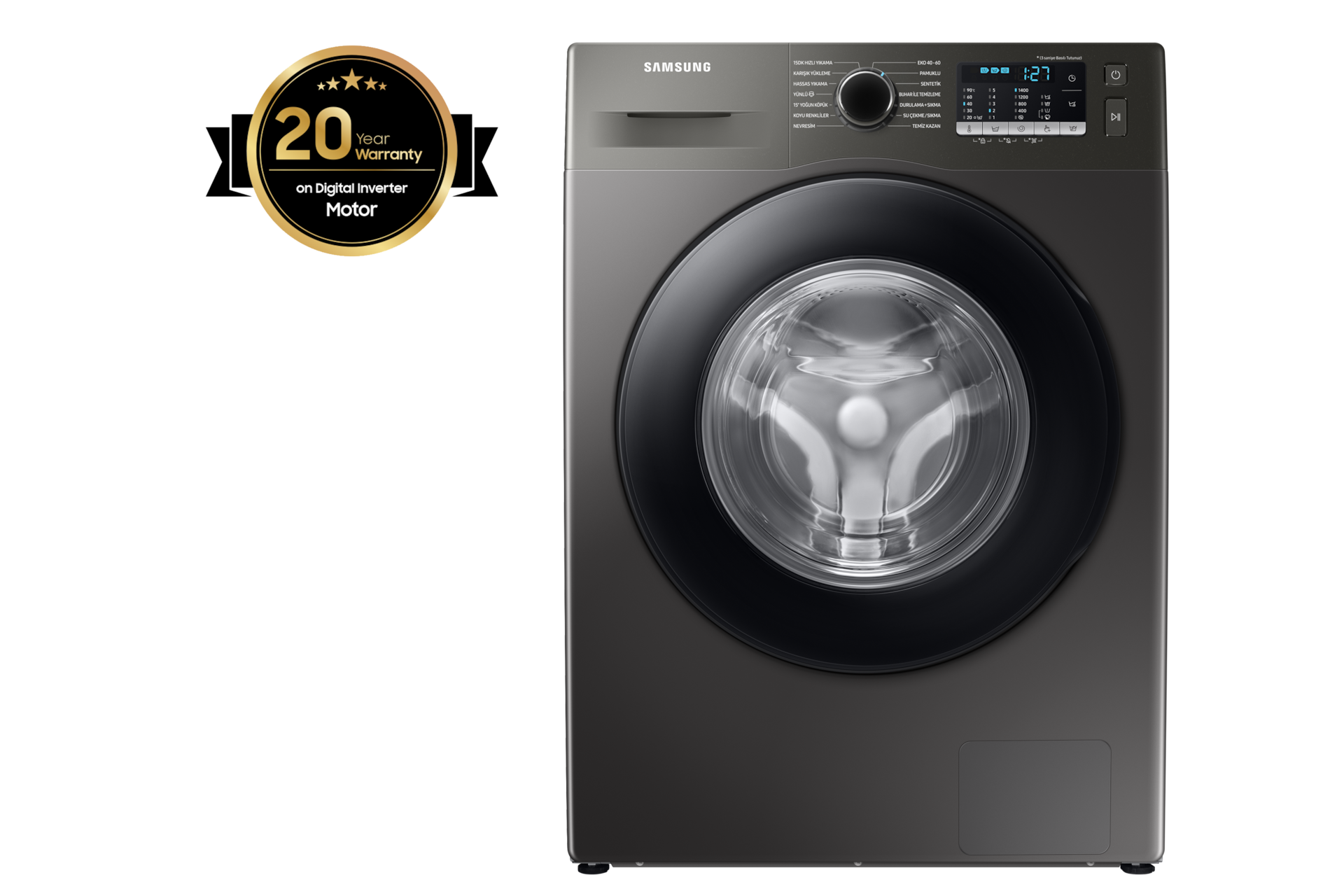 Lavadora 9 kg Samsung A WW90TA046AX - Inox