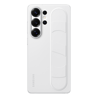 Kup białe Etui Standing Grip Case do Galaxy S25 Ultra 