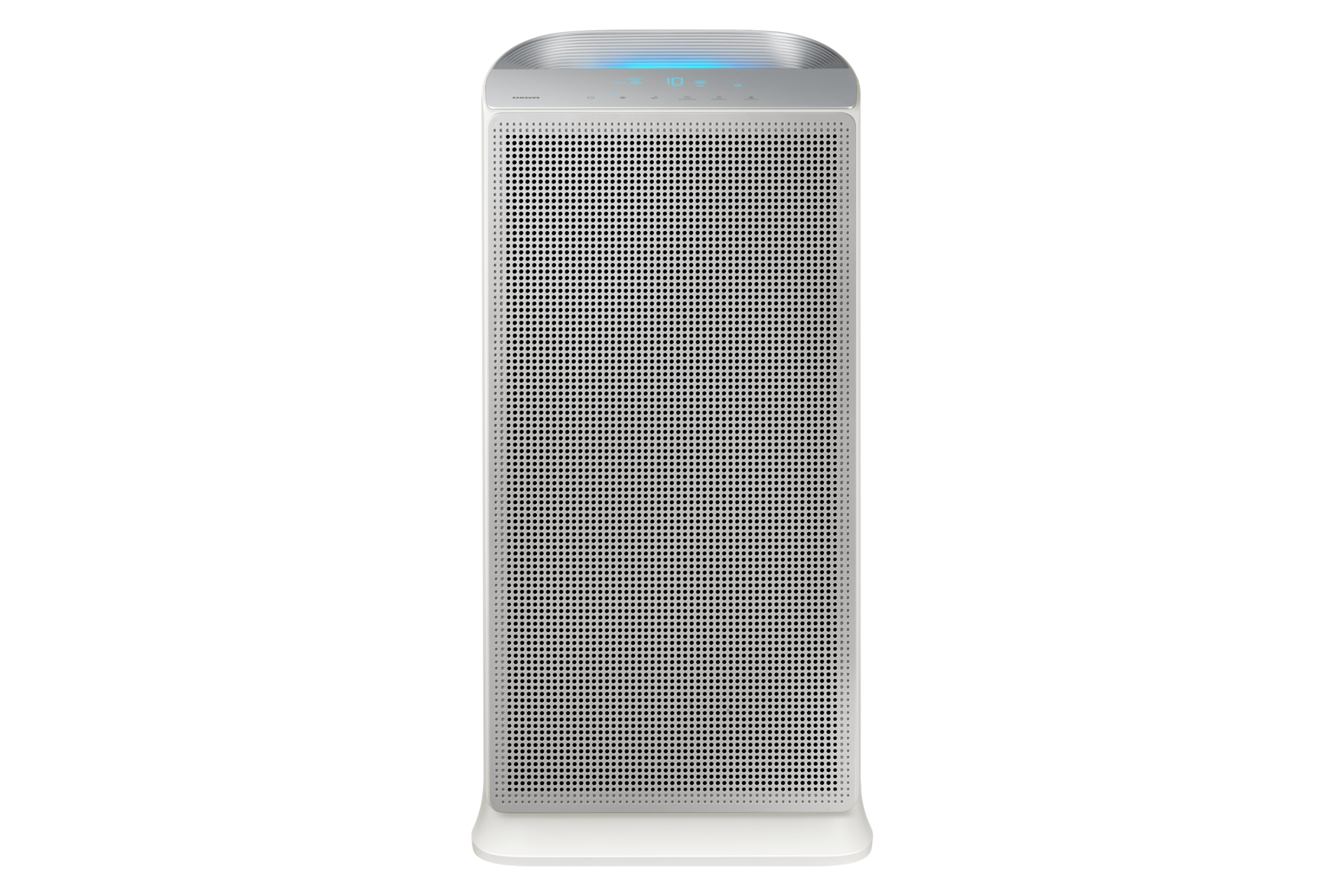 AX5500 Air Purifier with Multi-Layered High Efficiency Purification System Front-On Silver 