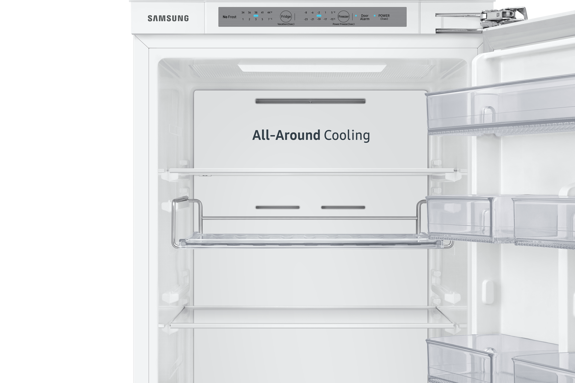 Górna część lodówki Samsung No Frost BRB26615FWW/EF.