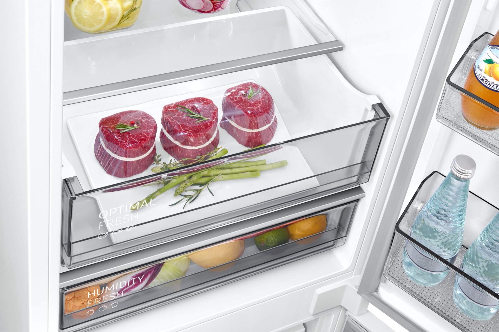 Szuflada Optimal Fresh w białej lodówce No Frost Samsung BRB26705DWW/EF.