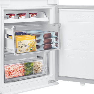 Możliwość wykorzystania zamrażalnika w lodówce pod zabudowę Samsung BRB26705DWW/EF.