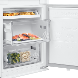 Jeden z przykładów zagospodarowania zamrażalnika w lodówce z systemem Twin Cooling Plus Samsung BRB26705DWW/EF.