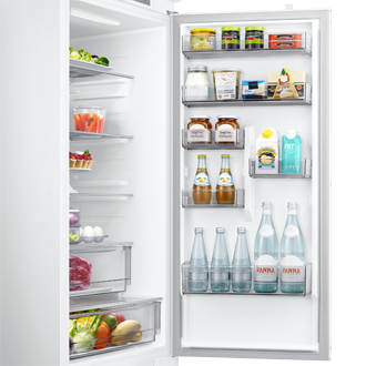 Stylowe, białe zamrażalniki Samsung to perfekcja wykonana i najnowsze technologie.