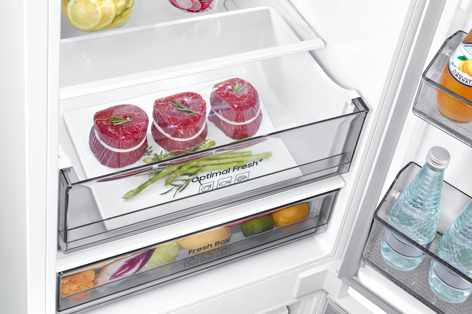 Komora Optimal Fresh+ wewnątrz lodówki BRB70F30AES0EO