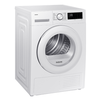 Suszarka Samsung DV90DG52A0TEEO z technologią OptimalDry 9 kg, biała, widok prawy bok