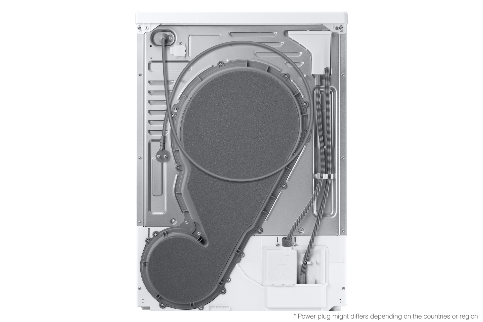 Tył suszarki AI 9kg z technologią OptimalDry DV90DG6845LEU4.