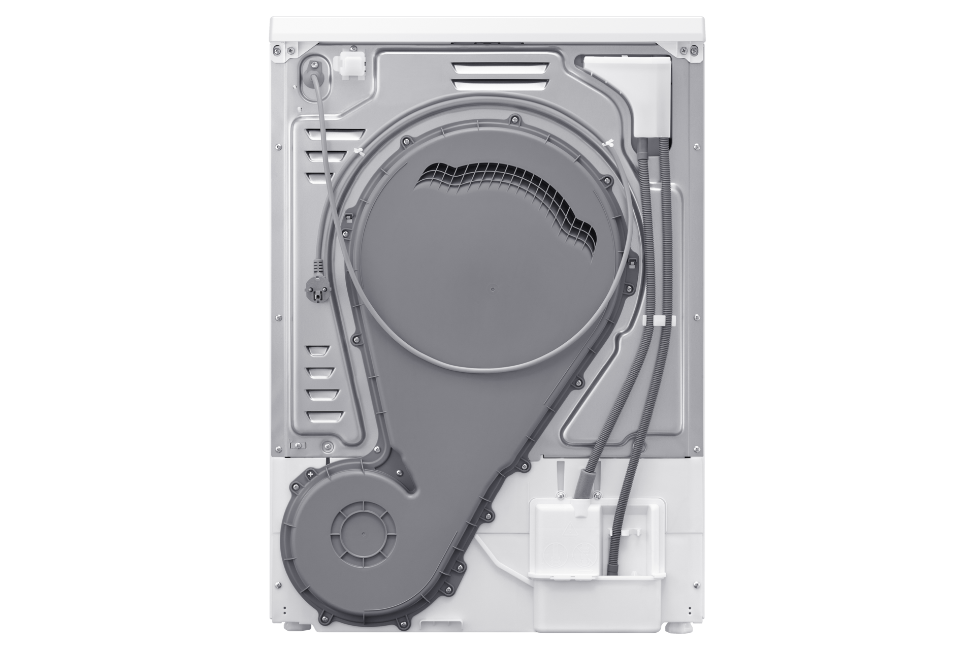 11kg DV5000D Dryer with SpaceMax™ and Hygiene Care Back White 