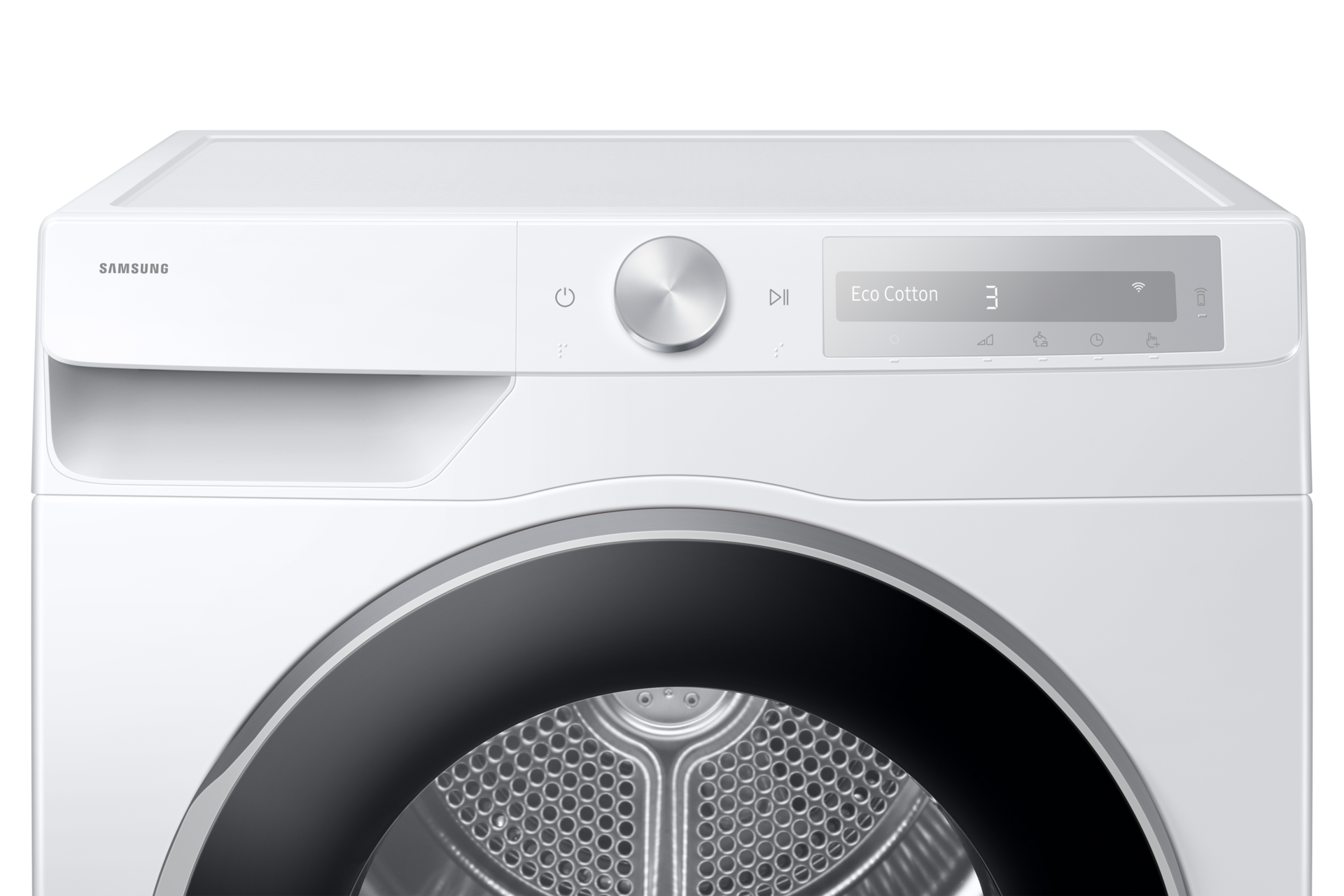 Laundry Dryer with A Energy Efficiency Rating and AI Dry+ Panel-Control2 White 
