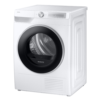 Laundry Dryer with A Energy Efficiency Rating and AI Dry+ R-Perspective White 