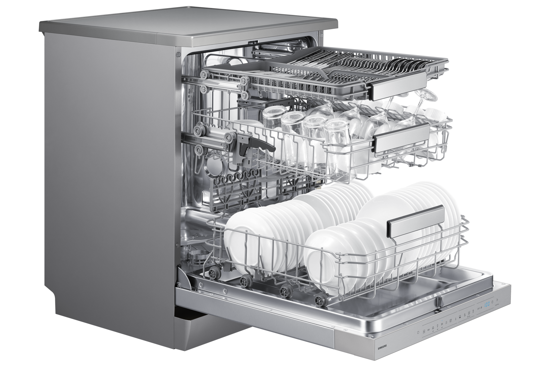 DW70HM/24 FreeStanding Dishwasher Energy Efficiency Class C and Flex Load ⠀ Dynamic1 Silver 