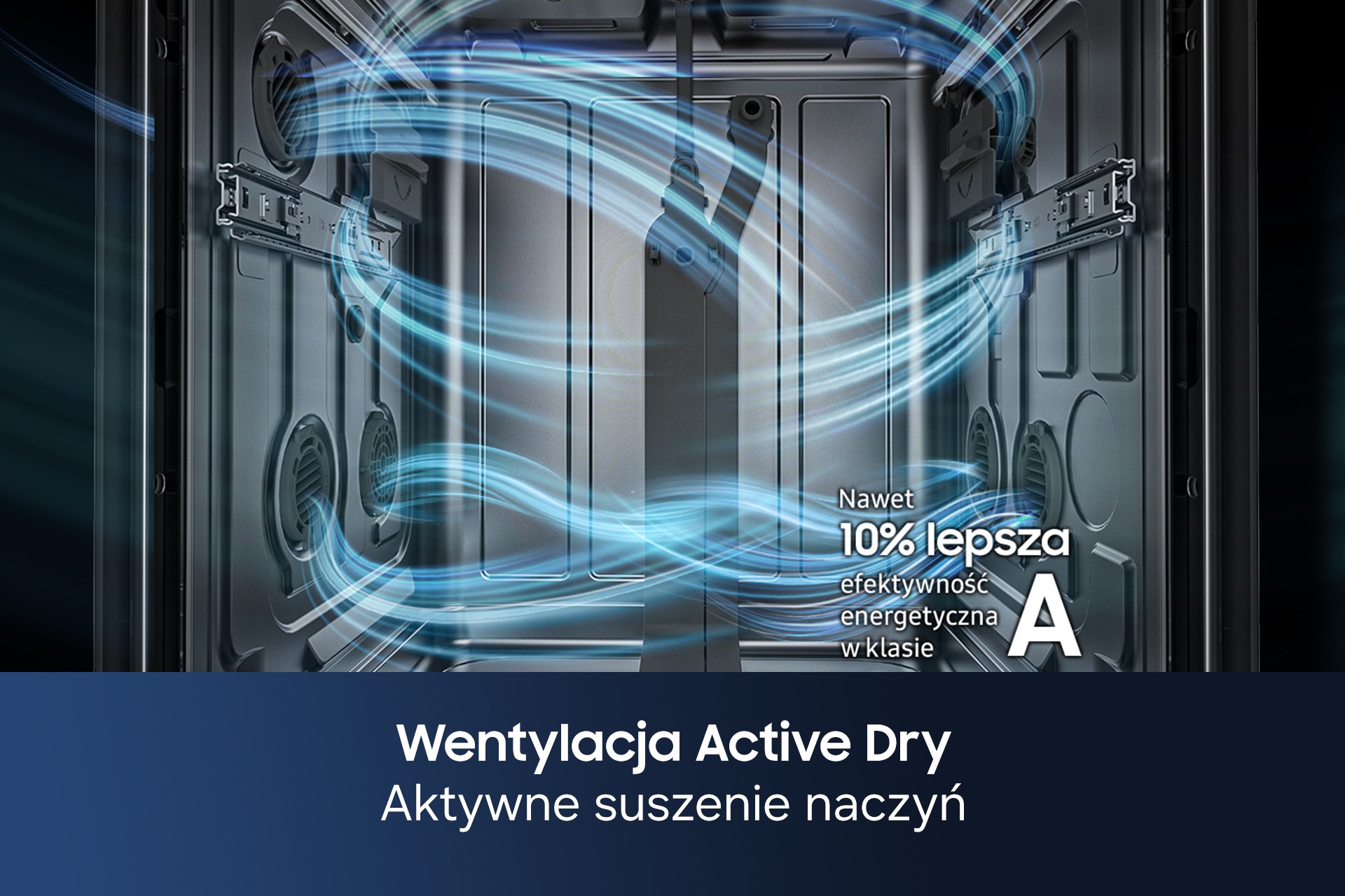 Zmywarka do zabudowy z szufladą CupWash bez panelu ​60 cm ​DW90H79H1B0U1 Bez panelu
