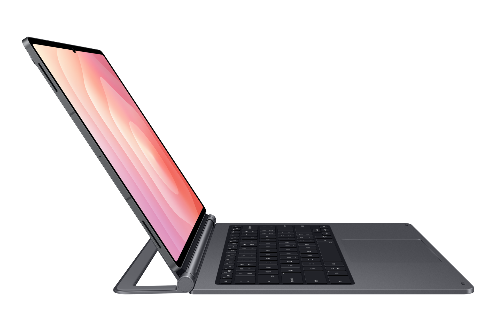 Galaxy Tab S11 Ultra Pro Keyboard Standing3 Gray 