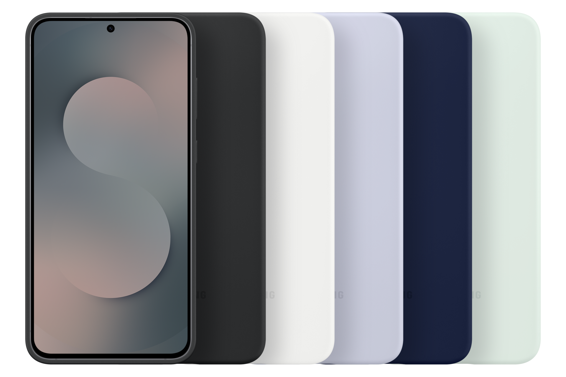 S25 FE Silicone Case Set Black 