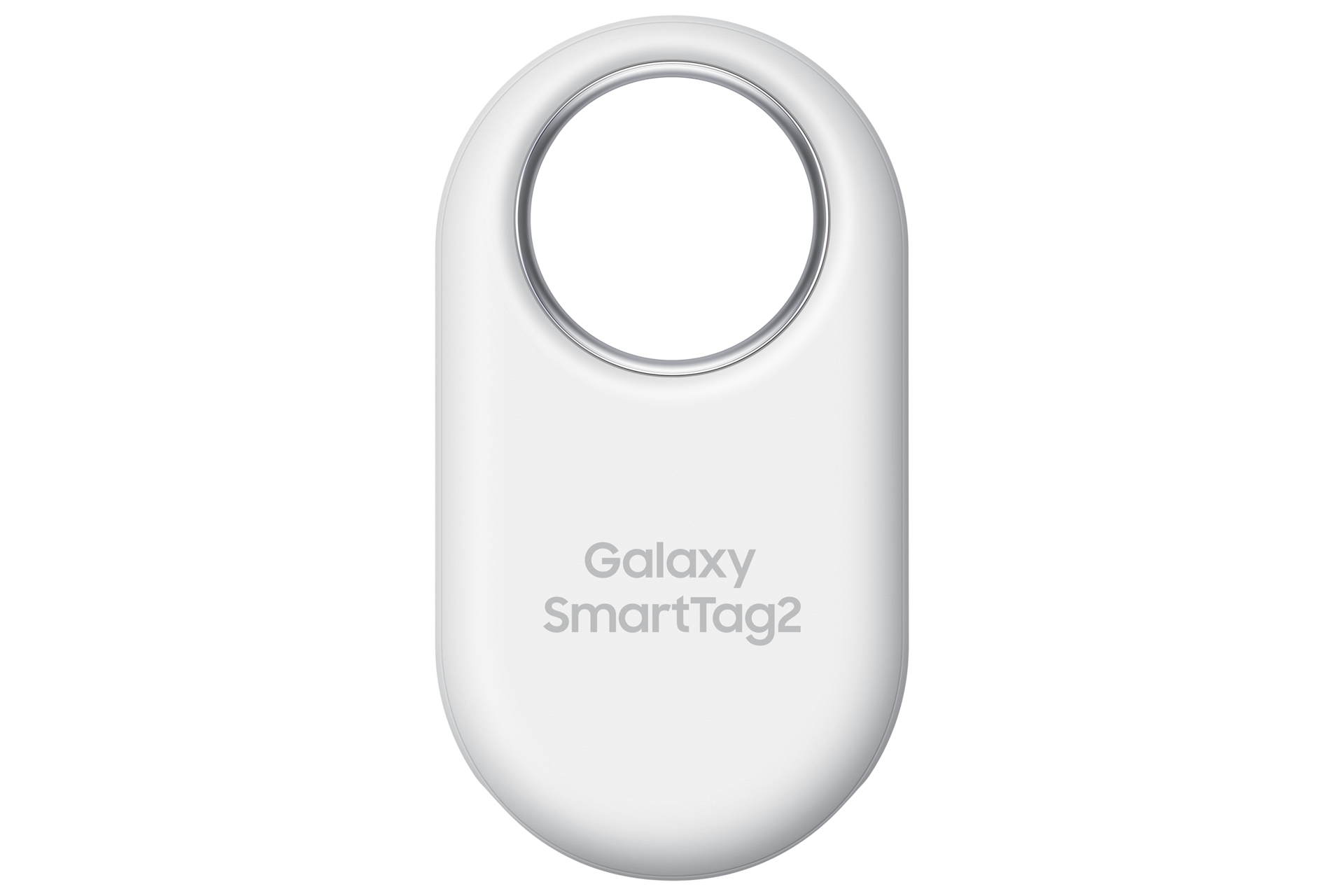 Lokalizator kluczy Samsung Galaxy SmartTag2 w kolorze białym - widok z przodu