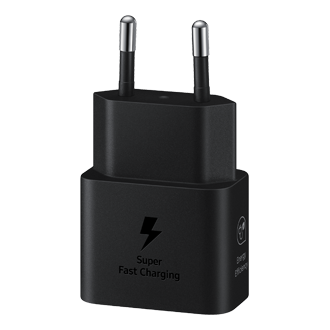 Czarna ładowarka sieciowa 25W EP-T2510 (bez kabla) do góry nogami 